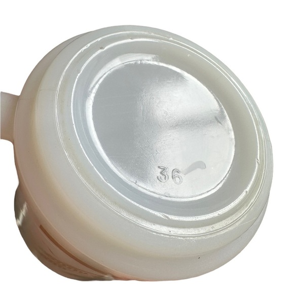 Hazel Atlas White Milk Glass Golden Harvest Wheat Pattern Coffee Cup - Picture 6 of 6